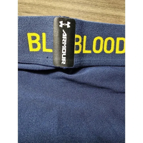 Under Armour Project Rock Heat Gear Compression Shorts Navy Size Medium - New - Picture 8 of 10